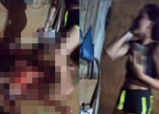IMAGENS FORTES! Mulher esfaqueia marido durante discussão e afirma ter reagido a agressões no Pará. VEJA VÍDEO