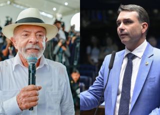 Lula tem 45% e Flávio Bolsonaro 43% dos votos válidos, aponta PoderData/Aya