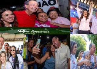 UM GOVERNO POR ELAS E PRA ELAS: Portal Mulher Amazônica declara apoio oficial à chapa Omar-Alessandra no segundo turno