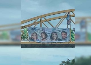 Ministério Público Eleitoral pede multa a Michelle Bolsonaro, Bia Kicis e Celina Leão por banner no dia da eleição