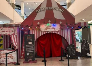 Circo dos Horrores transforma shopping de Manaus em cenário de sustos e desafios de Halloween