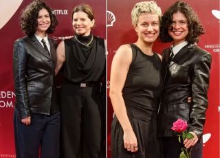 Débora Bloch prestigia filha e nora na estreia de série no Festival do Rio de Janeiro