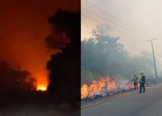 Fogo avança sobre áreas de Autazes e fumaça encobre comunidades indígenas no Amazonas. VEJA VÍDEOS