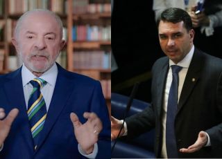 Lula e Flávio Bolsonaro aparecem empatados com 47% das intenções de voto, aponta pesquisa