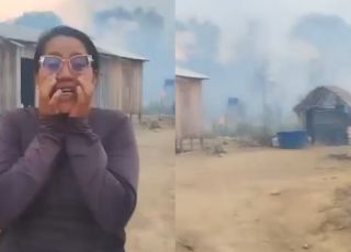 'TÁ TUDO PEGANDO FOGO!' Moradora de Autazes faz apelo desesperado por socorro em meio a incêndios no Amazonas. VEJA VÍDEO