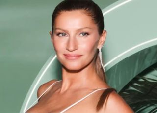 Gisele Bündchen aparece de muletas nos EUA e chama atenção por lesão no pé