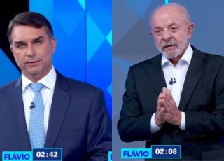 Datafolha: Flávio tem 51%, e Lula, 49% dos votos válidos