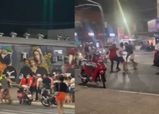 CONFUSÃO GENERALIZADA! Briga entre lulistas e bolsonaristas provoca tumulto em Parintins, no interior do Amazonas. VEJA VÍDEOS