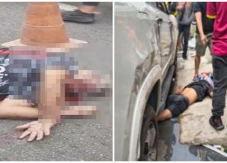 IMAGENS FORTES! Motociclista atropela idoso e ambos ficam gravemente feridos na Avenida Cosme Ferreira, bairro Coroado, Zona Leste de Manaus. VEJA VÍDEOS
