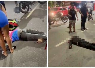 IMAGENS FORTES! Mulher que teve a perna amputada após violenta colisão de carro e motocicleta morre no hospital após delicada cirurgia, em Manaus. VEJA VÍDEOS