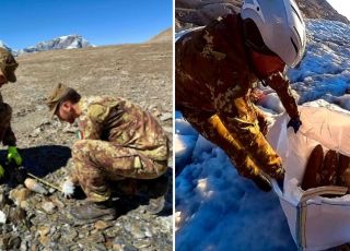 Derretimento de geleiras nos Alpes italianos revela centenas de explosivos da Primeira Guerra Mundial
